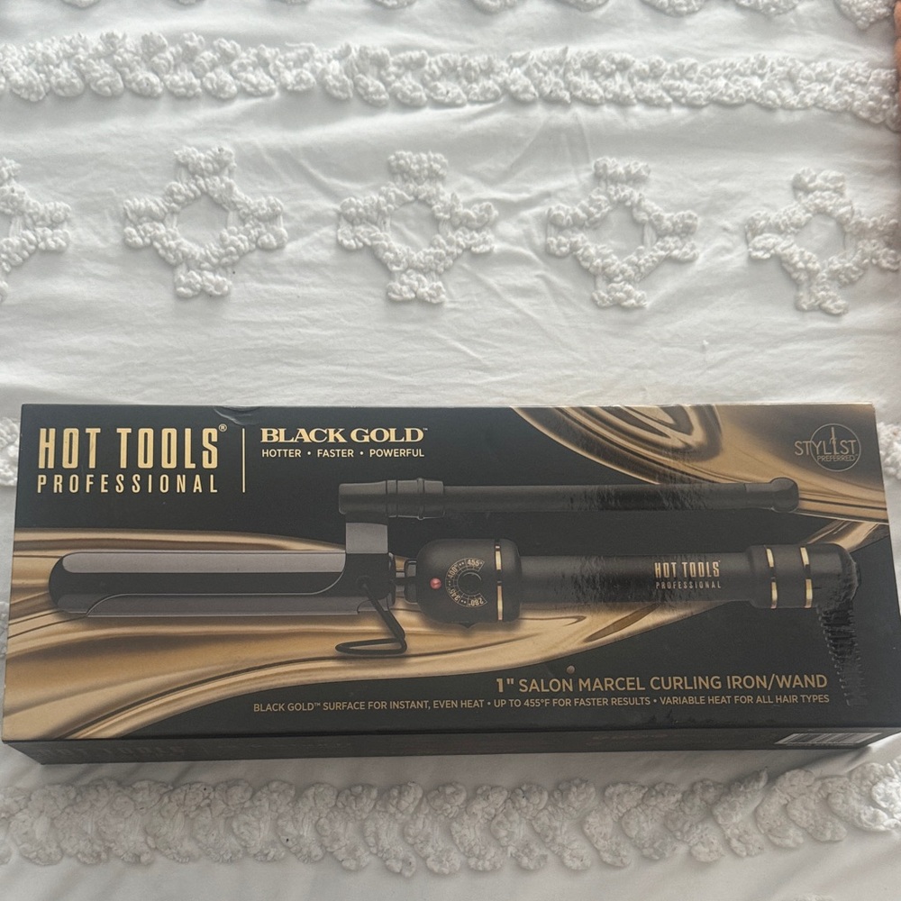 Hot Tools Professional Black Gold Marcel Curling Iron